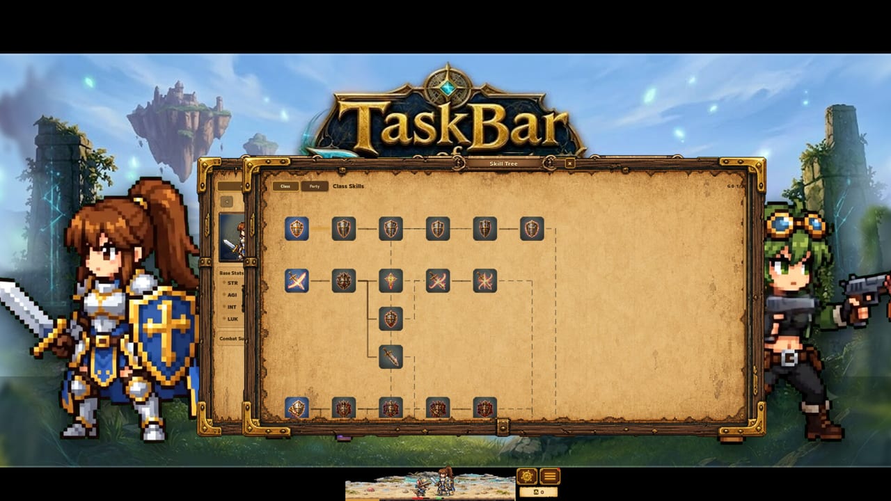 Task Bar of Ragnalis party screenshot